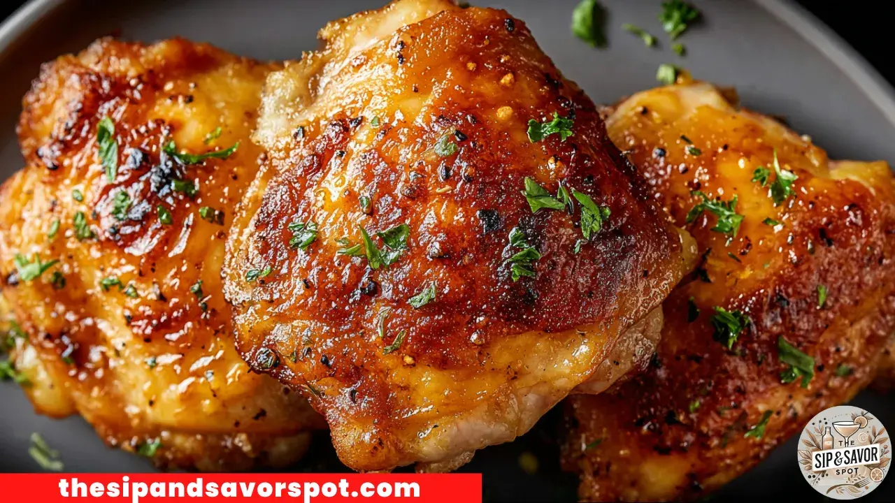 Baked Ranch Chicken Thighs