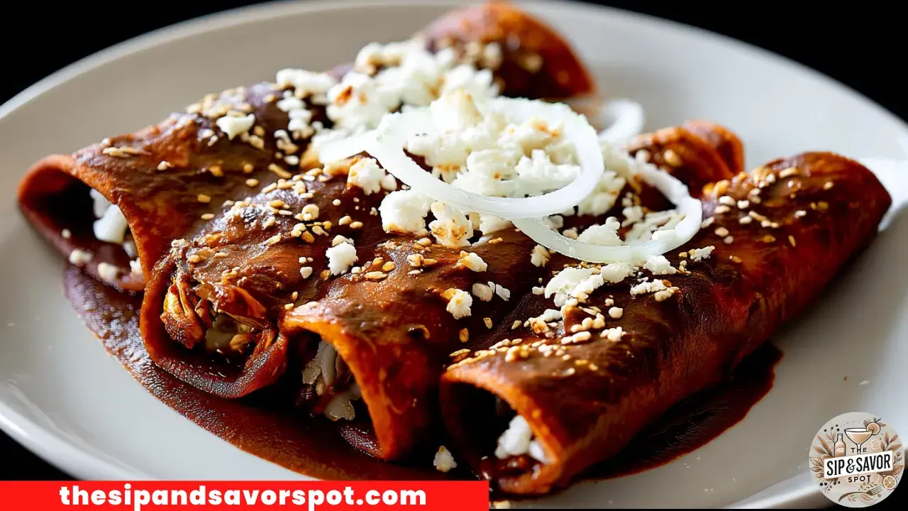 Chicken Mole Enchiladas