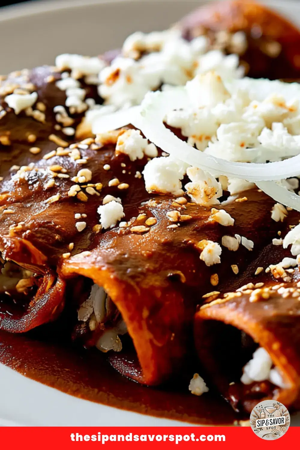 Chicken Mole Enchiladas