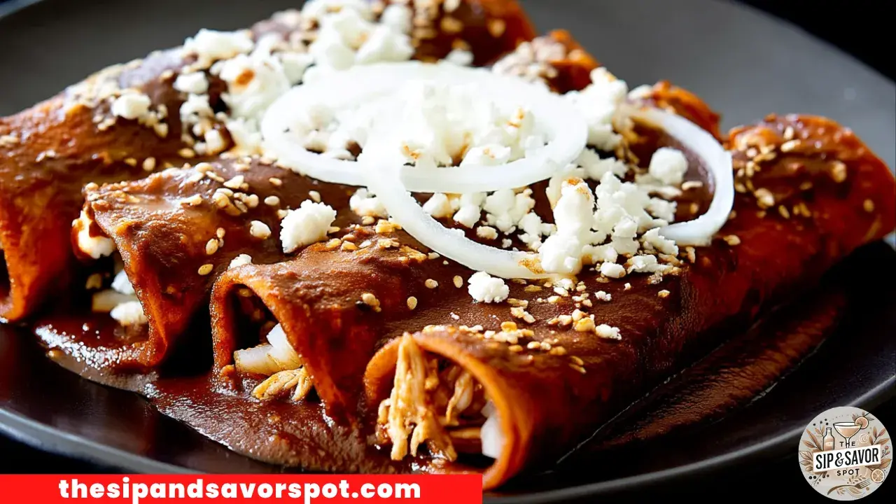 Chicken Mole Enchiladas