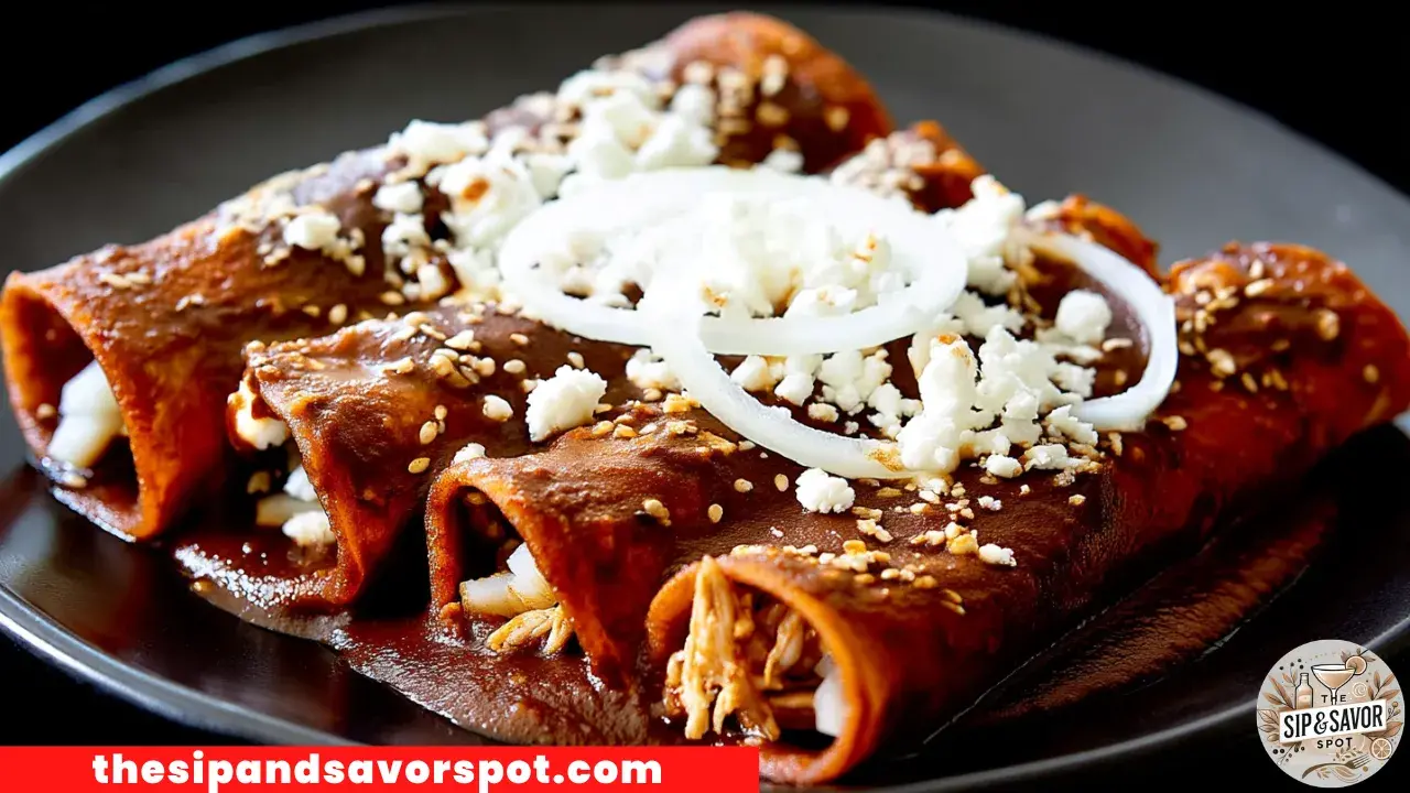 Chicken Mole Enchiladas