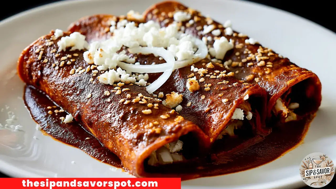 Chicken Mole Enchiladas