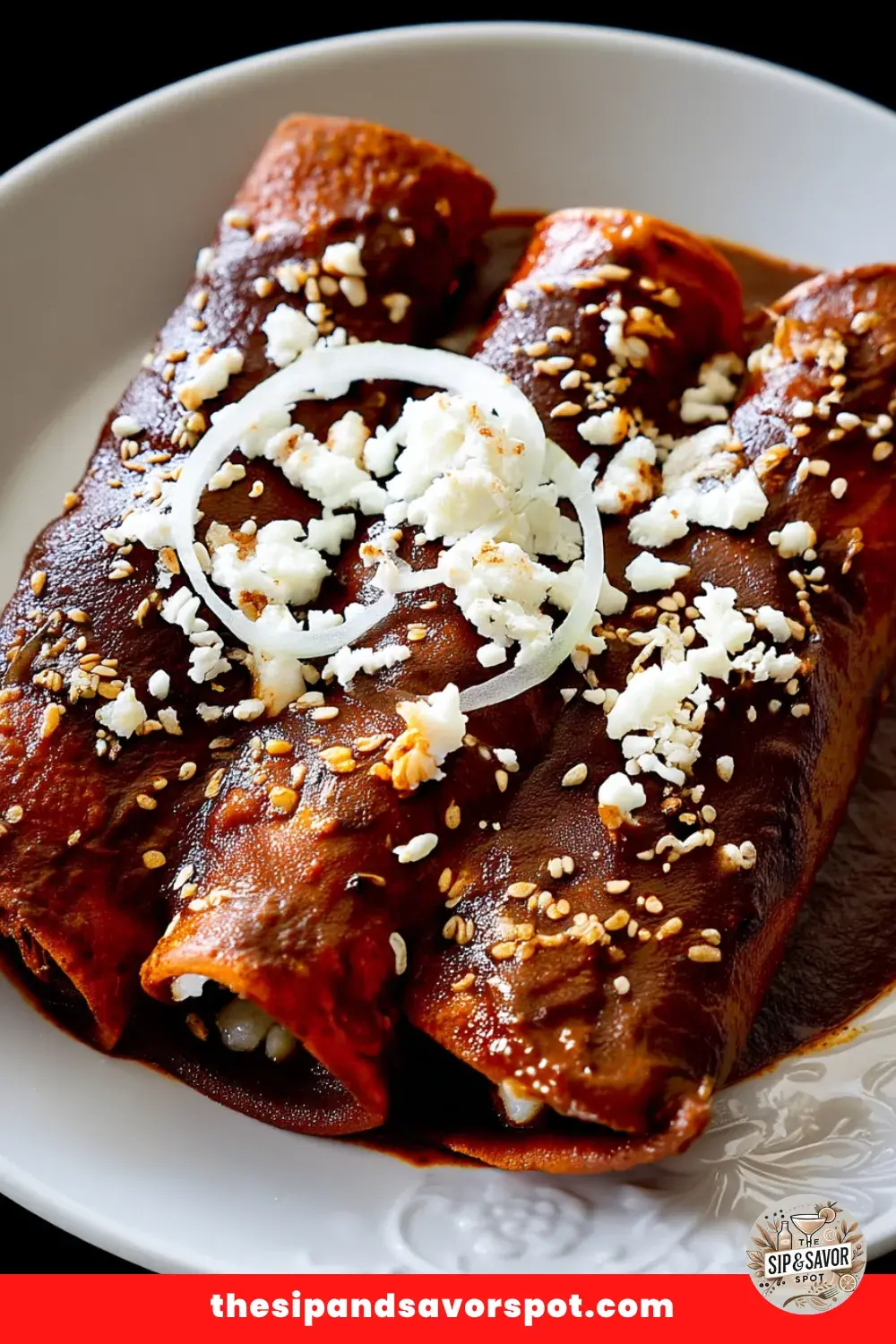 Chicken Mole Enchiladas