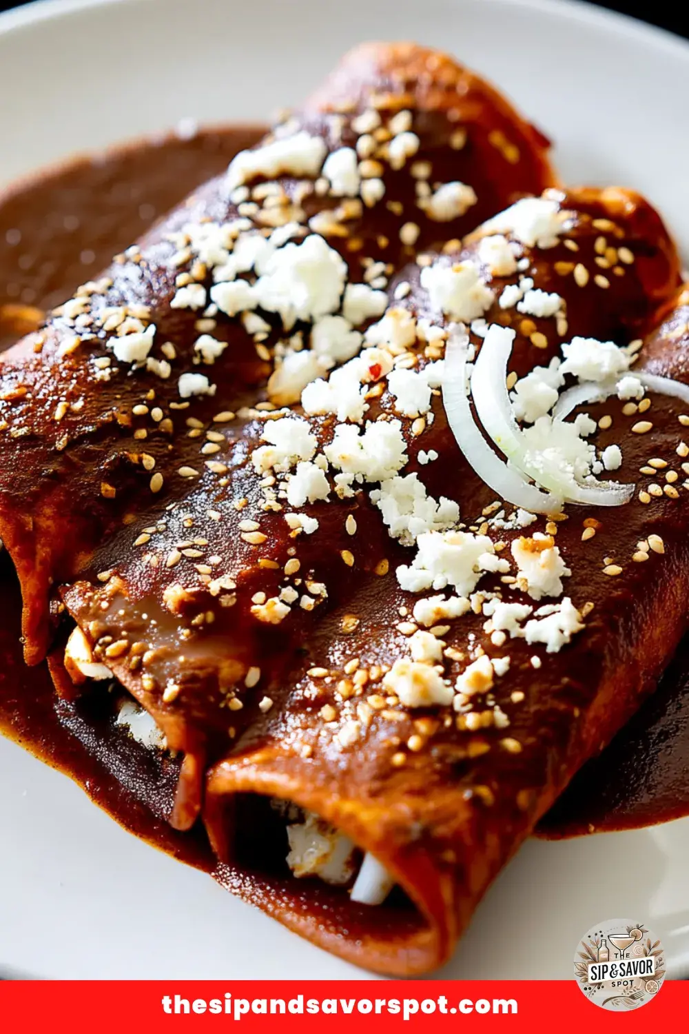 Chicken Mole Enchiladas