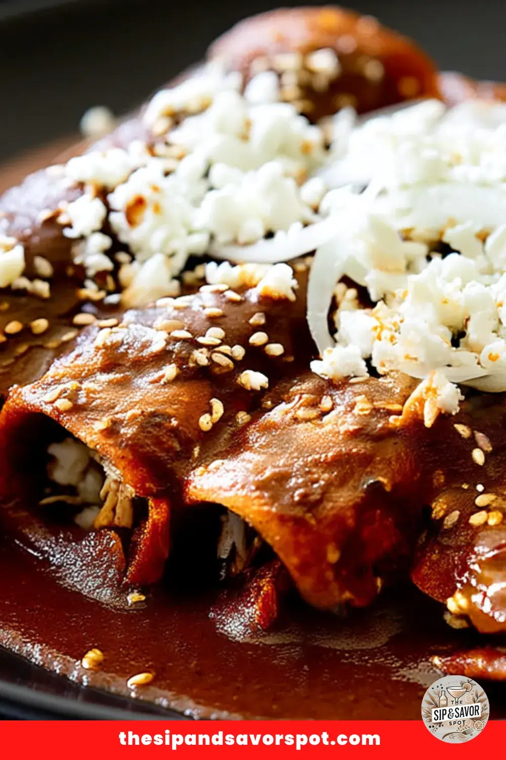 Chicken Mole Enchiladas