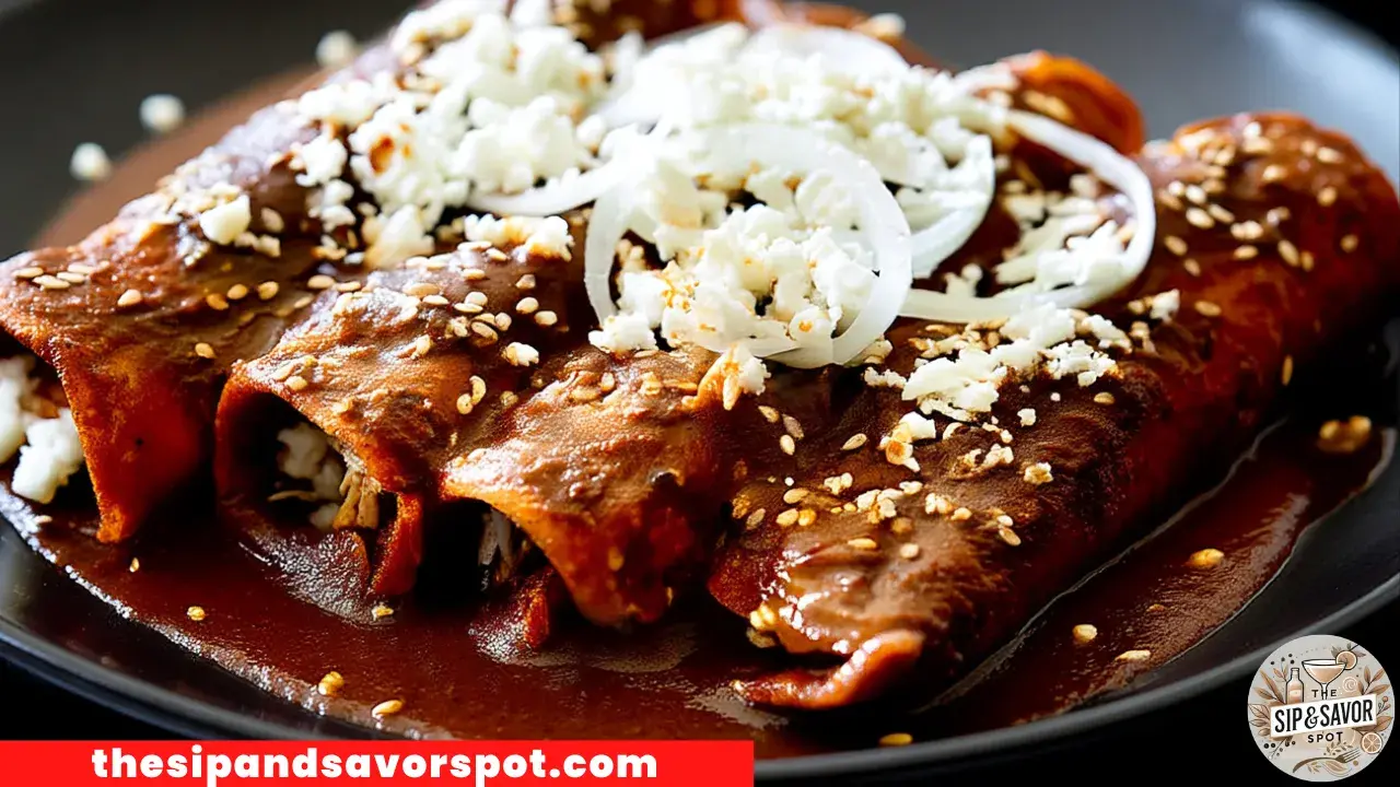 Chicken Mole Enchiladas