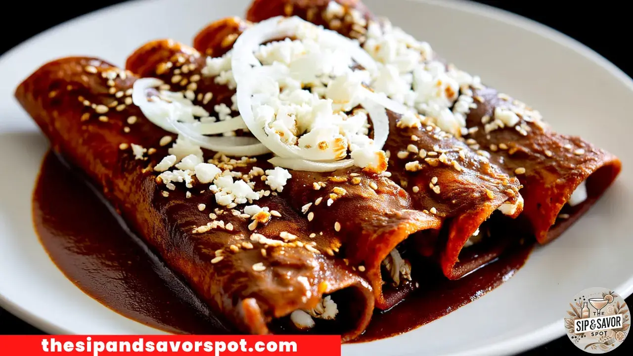 Chicken Mole Enchiladas