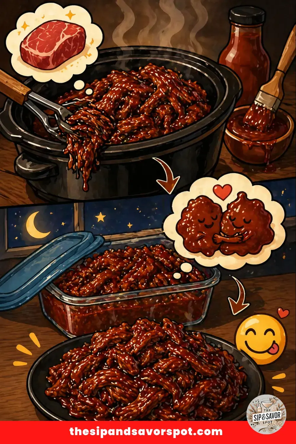 Crock Pot BBQ Pulled Beef