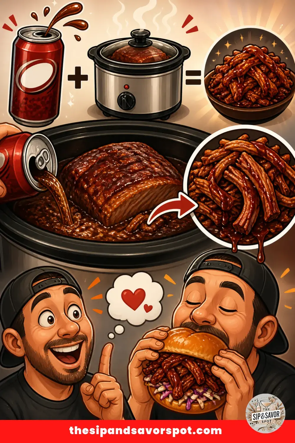 Crock Pot Dr Pepper Pulled Pork