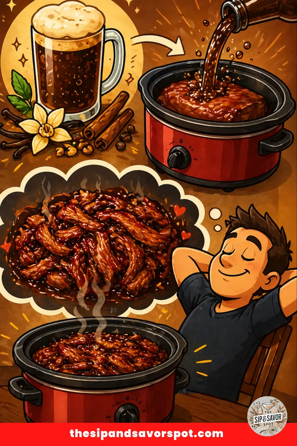 Crock Pot Root Beer Pulled Pork